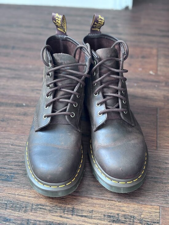Dr Martens Crazy Horse Brown Boot Size 10 main image 5